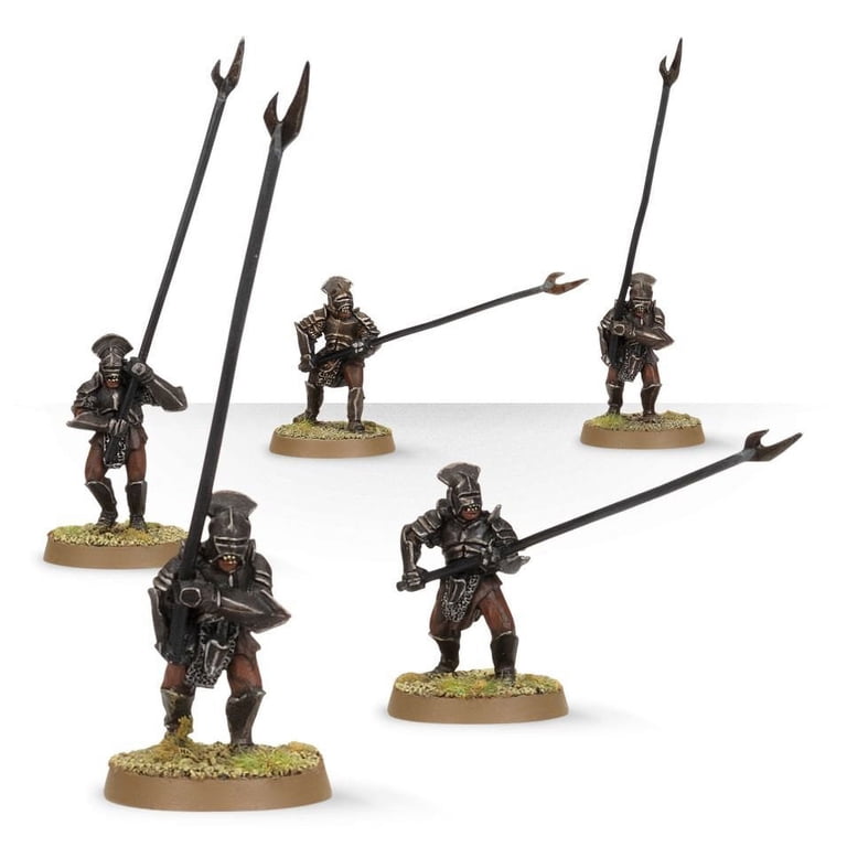 Lot De 90 Figurines Games Workshop - Le Seigneur Des Anneaux - Uruk-Haïs (peintes Et Sous-couche)