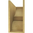 thumbnail image 4 of 10"W x 30"D x 20"H Classic Ridgewood Rough Cedar Woodgrain TimberThane Corbel, Primed Tan, 4 of 6