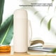 thumbnail image 5 of Billuyoard Frasco de vacío Botella de agua con aislamiento de doble pared Manija Botón de presión Taza de café Regalo de té Oficina Escuela Teteras Blanco, 5 of 6