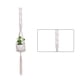 thumbnail image 1 of Yuarrent Cestas colgantes 100 hechas a mano, soporte para plantas, macramé, colgador de plantas, maceta para colgar en la pared interior, soporte para Jardín y Patio No.16 Yuarrent HA001777-16, 1 of 1