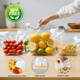 thumbnail image 4 of Vacuum Sealer Bags for Food, 30 PCS 8.27"×8.66" Reusable Vacuum Seal Bags with Air Valve for Food Storage, Plastic Clear Freezer Safe Vacuum Food Storage Bags, Microwaveable Seal Bags for Kitchen, 4 of 6