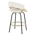 thumbnail image 6 of LumiSource Jie 26" Fixed-Height Counter Stool - Set of 2, 6 of 6
