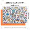 thumbnail image 6 of Yayeee Doormat for Inside 20"x32" Absorbent Low-Profile Washable Non-Slip Rubber Backed Entryway Rug, Doodle Pattern, 6 of 8