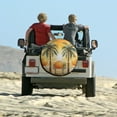 thumbnail image 6 of Merry Palm Trees And A Sun Camping Spare Tire Cover Tropical Plant Camping Wheel Protectors Tyre Covers Weatherproof Wheel Covers for Trailer SUV Truck Camper Travel Trailer Accessories 13inch, 6 of 8
