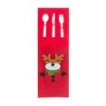 thumbnail image 2 of Fiudx Decoración Del Hogar Decoración Navideña, Suministros Festivos, Diseño De Mesa De Comedor, Bolsa De Almacenamiento De Vajilla, Juego De Cubiertos De Plástico, Juego De Vajilla Ofertas De La Sem, 2 of 7