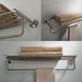thumbnail image 3 of Kraus Bathroom Shelf 8.13" Towel Bar, Brushed Nickel, 3 of 7