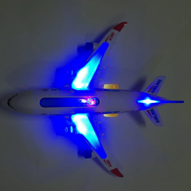 Avión de juguete eléctrico para niños con luces y sonidos Aviones de juguete para niños y niñas