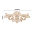 thumbnail image 1 of Decoración de muebles, 2 piezas de apliques de flores tallados a mano, apliques de incrustación, multifuncionales, 1 of 9