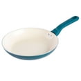 thumbnail image 5 of Spice by Tia Mowry - Tia's Healthy Nonstick Ceramic 10-Piece Teal Aluminum Cookware Set, 5 of 13