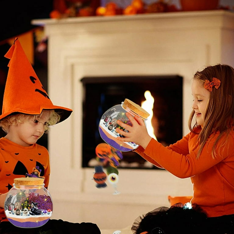Halloween Light-Up Terrarium Kit for Kids LED Night Light