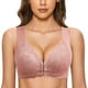 thumbnail image 1 of WILLBEST Brasier De Algodon Sujetador Francés Sin Aros De Acero Para Mujer, Con Cierre Frontal, Espalda En T, Sin Costuras Ni Forro, Talla Grande, Para Busto Grande 276, 1 of 3