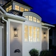 thumbnail image 3 of C Cattleya 2-Pack Classic Matte Black Motion Sensor Dusk to Dawn Outdoor Wall Lantern, 3 of 8