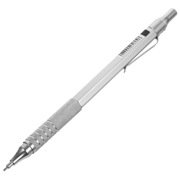 NICEMAL 0.7mm Mechanical Pencil Starter Set Automatic Pencils Refill Leads for Writing Drawing Drafting(Silver)