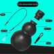 thumbnail image 4 of 900ml Gourd Water Bottle - Cyber Gourd Design Tritan Water Jug Sports Water Bottle for Gym Travel, 4 of 5