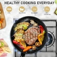 thumbnail image 6 of 24 Piece Nonstick Cookware Set with Medical Stone Coating, Oven & Dishwasher Safe, All Stovetop Compatible, Lightweight Farmhouse Design, 6 of 6