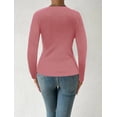 thumbnail image 4 of Sueter De Mujer Moda Canale Sweater Diseño A Relieve Abrigo LOLE  Sueter, 4 of 5