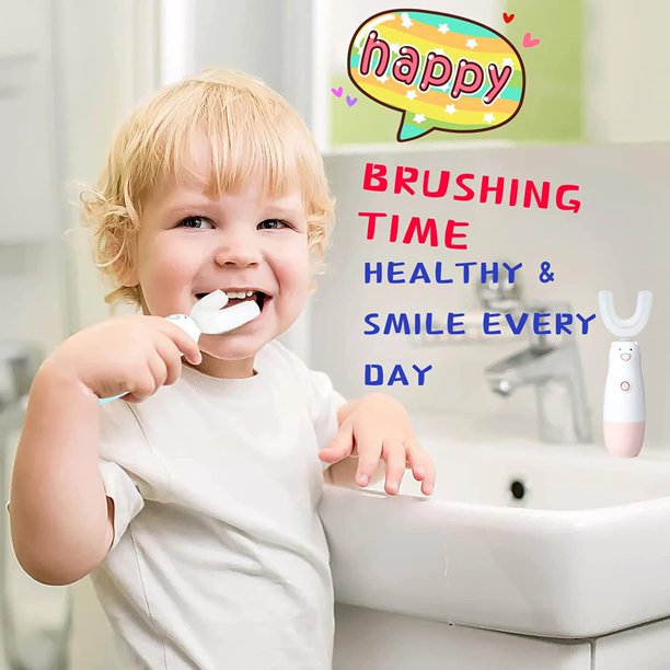Kids Electric Toothbrush，6 Cleaning Models Toddler Toothbrush