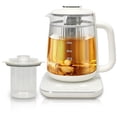 thumbnail image 1 of Health Pot, 1.5L Double-Layer Glass Electric Kettle with Stew Pot, 9-in-1 Multi-Function Tea Maker for Soup, Porridge, Herbal Tea, Stainless Steel Ba, 1 of 7