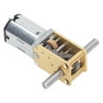 Double Shaft Worm Gear Motor Micro Brushed Reduction Motor with Mount