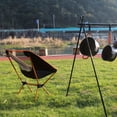 thumbnail image 4 of 1pc Ultralight Folding Camping Chair, Detachable Portable Folding Moon Chair For Outdoor Camping Beach Fishing Hiking, 4 of 5