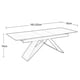 thumbnail image 3 of Mesa de Comedor Expandible Váríxa Stone Gris – Mesa Moderna Extensible, Cubierta Tipo Piedra, Diseño Contemporáneo y Resistente, 3 of 3