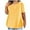 Yellow2, variant on Plebaso Womens Plus Size Tops Summer Casual V Neck Short Sleeve T Shirts Loose Soft Dressy Blouses