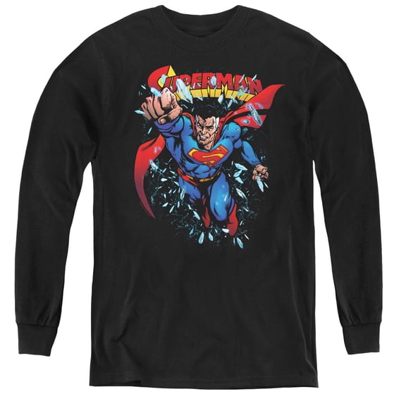 Superman - Old Man Kal - Youth Long Sleeve Shirt - Small