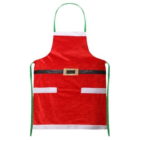 

1PCS Christmas Apron Funny Cartoon Apron Style Christmas Santa Snowman Christmas Dinner Party Cooking Baking Barbecue Crafting House Cleaning Kitchen