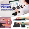 thumbnail image 3 of Gimars Upgrade Enlarge Superfine Fibre Soft Smooth Gel Ergonomic Mouse Pad Wrist Support and Keyboard Wrist Rest for Computer, Laptop, Mac, Gaming and Office, Durable, Comfortable and Pain Relief, 3 of 5