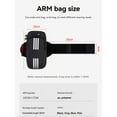 thumbnail image 4 of Brassard en Cuir PU Imperméable et Ajustable pour Téléphones de 7 Pouces, Manche Sécurisée pour Course, Mise en Forme et Randonnée avec Conception Antidérapante, Sac de Sport Extérieur Multifonctionnel en Gris, 4 of 7