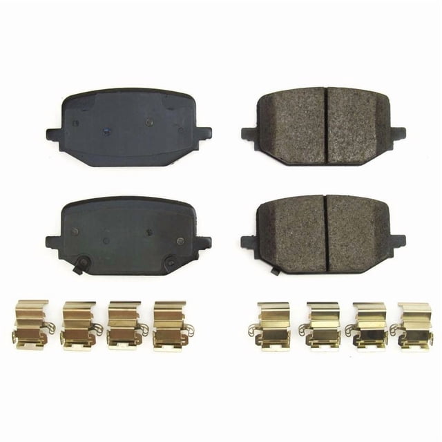 Power Stop Brake Pad 17-2231 Z17 Evolution; FMSI Number D2231; Ceramic Brake Pads; Set Of 4; With Premium Stainless Steel Hardware
