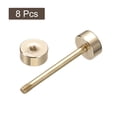 thumbnail image 3 of Unique Bargains 8Pack Métal Sac Sangle Connecter Boucles, 25x35mm Bourse Vis Rivets de Fixation (Doré Clair), 3 of 7