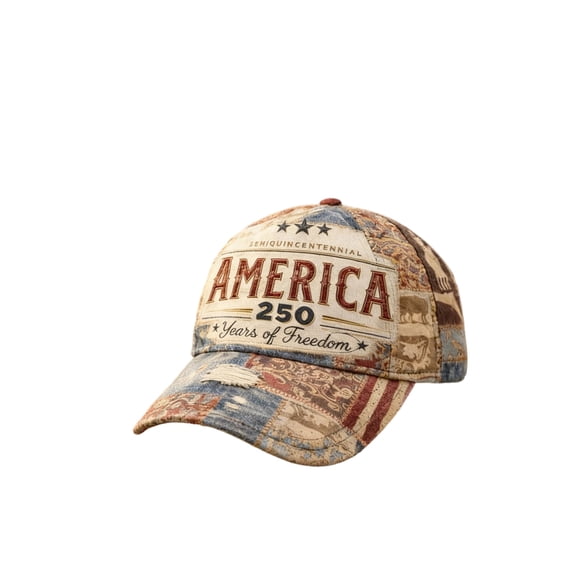 250th Anniversary 1776-2026 Patriotic Baseball Cap for Men Women, American Eagle USA Flag Adjustable Washed Dad Hat, Casual Sun Hat