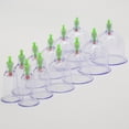 thumbnail image 2 of Biomagnetic Chinese Cupping Therapy Set, 12 Vacuum Suction U-shape Cups Chinese Vacuum Cupping Set Massage Kit, 2 of 5