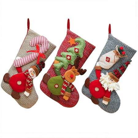 

Veki Socks Socks Christmas Candy Tree Santa Gift Decoration Christmas Pendant Home Decor Decorative Garland for Home with Lights