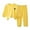 Yellow, variant on Kids Sets Modal Crewneck Pretty Printed Sweatshirts and Pant Homewear 2 Piece Sets for Boys Girls,4 Years