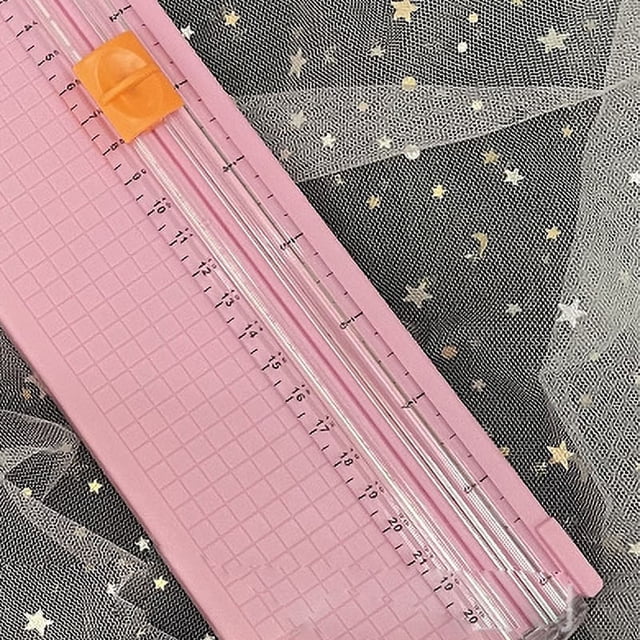 Cortadora de papel, cortadora de papel pequeña, mini cortadora de papel para álbumes de recortes, cortadora de papel para manualidades, rendimiento confiable