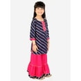thumbnail image 4 of Ahhaaaa Kids Ethnic Cotton Jaipuri Printed Kurti with Sharara Set for Baby Girls, 4 of 22