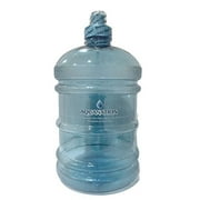 AquaNation 1/2 Gallon Water Bottle Jug Polycarbonate Half Gallon Plastic Sports Gym Fitness Water Bottle Jug Portable Camping Hiking Water Bottle Canteen (Green)