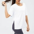 thumbnail image 5 of Nrmvnmi Summer Saving 2024 Womens T Shirts Short Sleeve V Neck Tops with Pockets Summer Fashion Trendy Soft Casual Comfy Outfits Clothes 2024 For Womens Gifts, 5 of 5