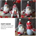 thumbnail image 3 of WHAMVOX 2Pcs Gnome Dolls Assorted Color Round Face Bearded for Home Adornment, 3 of 8