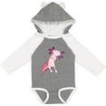 thumbnail image 3 of Inktastic Axolotl Says Hello Cute Salamander Boys or Girls Long Sleeve Baby Bodysuit, 3 of 5