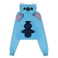 thumbnail image 2 of Lilo And Stitch Stitch Cropped Novelty Hoodie, 2 of 4