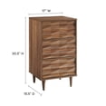 thumbnail image 7 of Modway Vespera 3-Drawer Chest in Walnut, 7 of 7