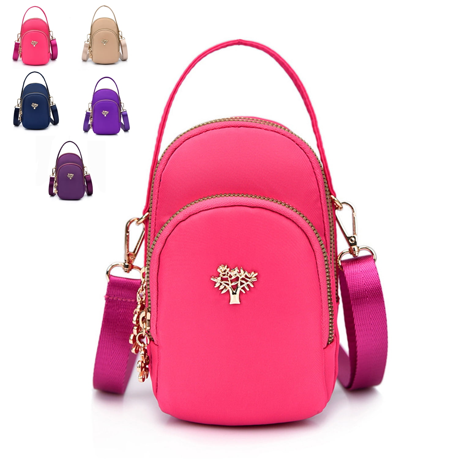 Cell Phone Purse, Nylon Small Crossbody Phone Bags for Women