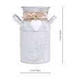 thumbnail image 4 of Miangastore 2pcs Iron Flower Bucket Country Style Flower Planter Flower Holder Plant Bucket, 4 of 8