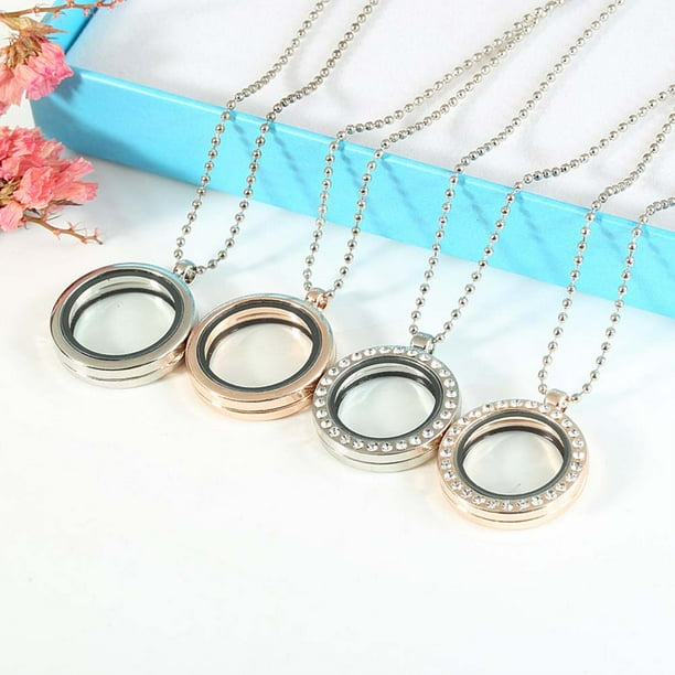 Floating hotsell memory necklace