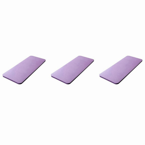 3 Pcs 15MM Thick Yoga Mat Comfort Foam Knee Elbow Pad Mats for Exercise Yoga Pilates Indoor Pads Fitness Training,,3 x yoga mat,