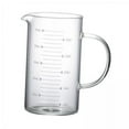thumbnail image 1 of 2 Tazas Medidoras, Jarra De Agua Transparente Para El Hogar Con Escala Para Té, Leche, Bebida, 500ml, 1 of 8