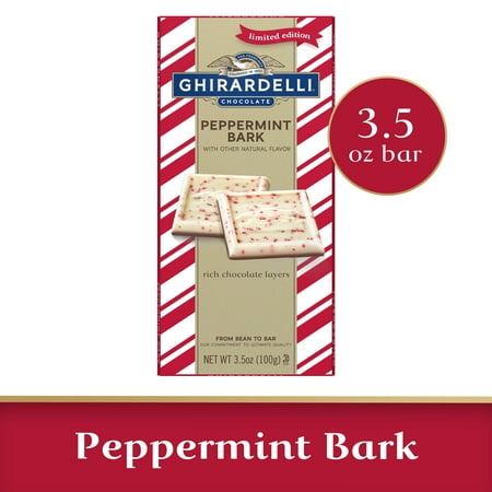 Ghirardelli Holiday Peppermint Bark Bar - 3.5oz